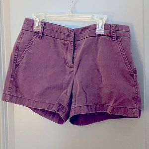 Purple J.Crew shorts